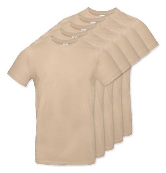 Pack of 50 B&C BC03T - Mens Modern Ringspun Cotton T-Shirt