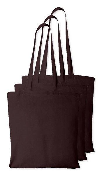 Pack da 3 Westford mill WM101 - Westford Mill Borsa Shopper in Cotone Personalizzabile