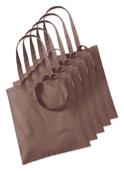 Pack da 50 Westford mill WM101 - Westford Mill Borsa Shopper in Cotone Personalizzabile