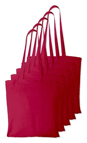Pack da 50 Westford mill WM101 - Westford Mill Borsa Shopper in Cotone Personalizzabile