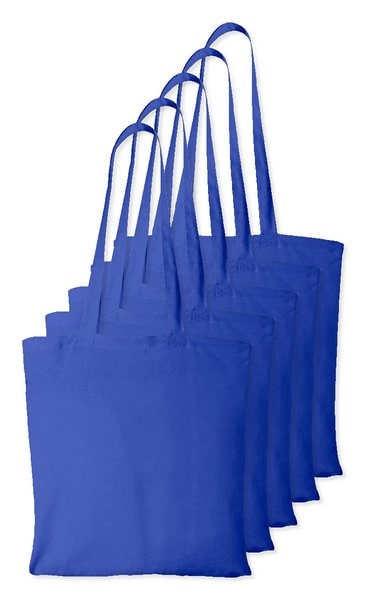 Pack da 50 Westford mill WM101 - Westford Mill Borsa Shopper in Cotone Personalizzabile