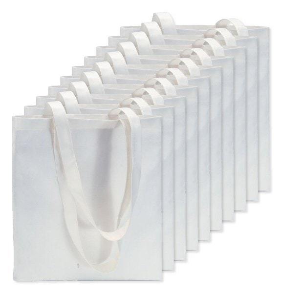 Pack da 10 GiftRetail IT3787 - TOTECOLOR Borsa della spesa TOTECOLOR