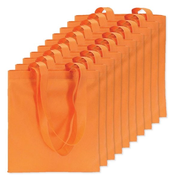 Pack da 10 GiftRetail IT3787 - TOTECOLOR Borsa della spesa TOTECOLOR