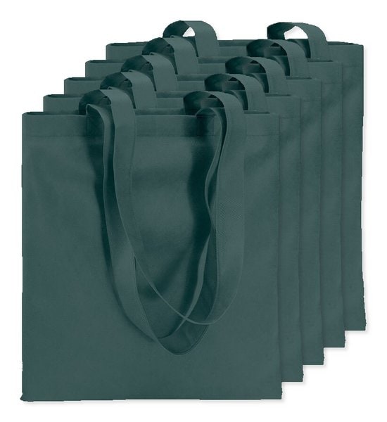 Pack of 50 GiftRetail IT3787 - TOTECOLOR Versatile Reusable Shopping and Beach Tote Bag