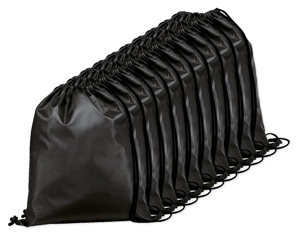 Pack of 10 Egotier 92910 - 210D drawstring backpack