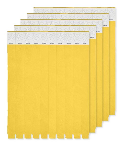 Pack da 5 GiftRetail MO8942 - TYVEK Tyvek® Braccialetto