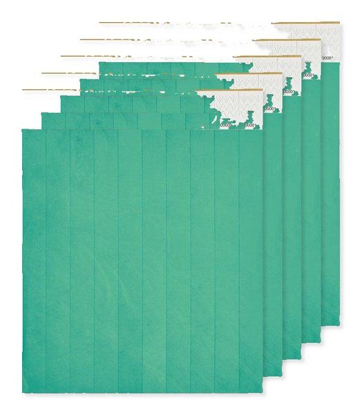 Pack da 50 GiftRetail MO8942 - TYVEK Tyvek® Braccialetto