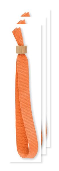Pack of 30 GiftRetail MO6706 - FIESTA RPET Eco-Friendly RPET Polyester Event Wristband