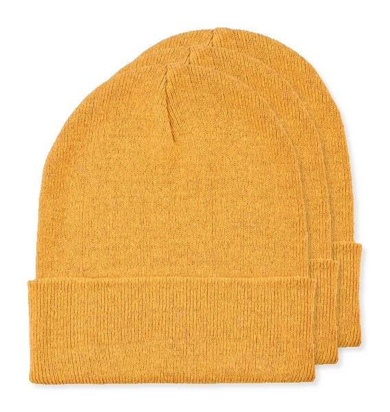 Pack of 3 GiftRetail MO2705 - BEANIX Knitted beanie with cuff