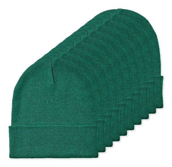Pack of 10 GiftRetail MO2705 - BEANIX Knitted beanie with cuff