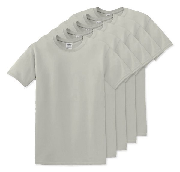Confezione da 50 Gildan 5000 - T-Shirt Premium in Cotone Pesante a Vestibilità Classica per Adulti