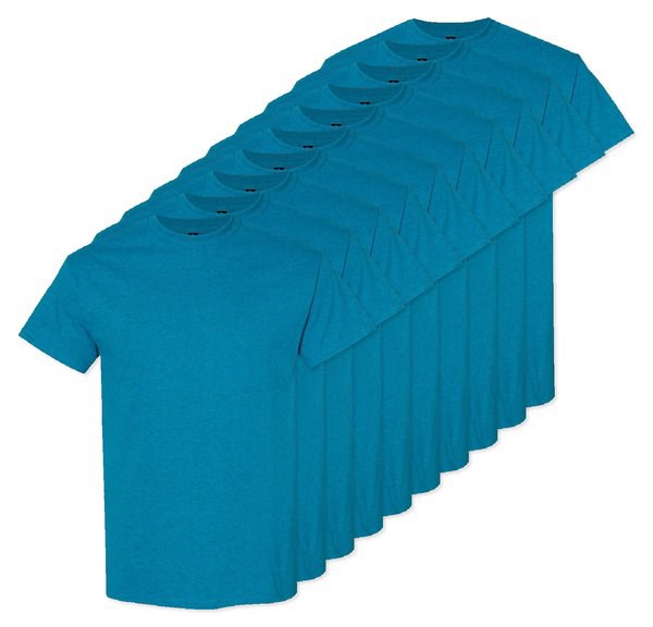 Pack of 100 Gildan 5000 - Premium Heavy Cotton Classic Fit T-Shirt for Adults