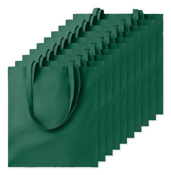 Pack da 100 GiftRetail MO9268 - COTTONEL COLOUR + Shopper in cotone 140gr