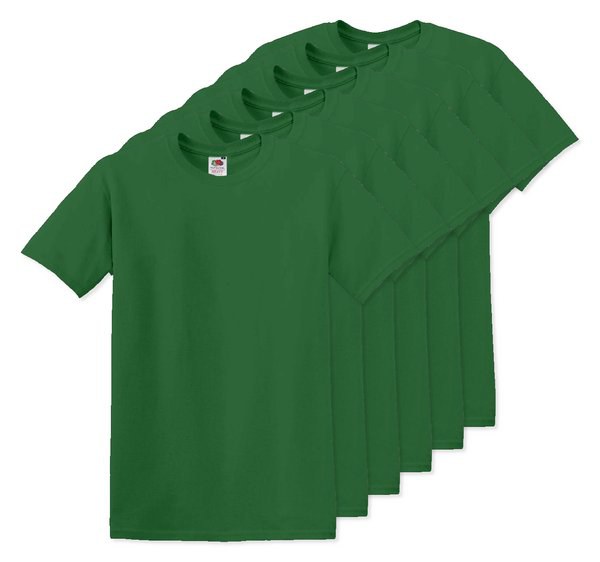 Pack da 60 Fruit of the Loom SC220 - Fruit of the Loom T-shirt Girocollo Leggera e Confortevole