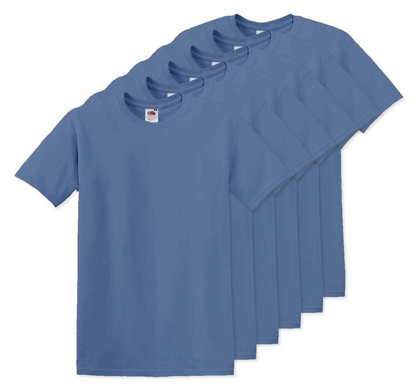 Pack of 60 Fruit of the Loom SC220 - Comfort Fit Fruit of the Loom Round Neck Tee
