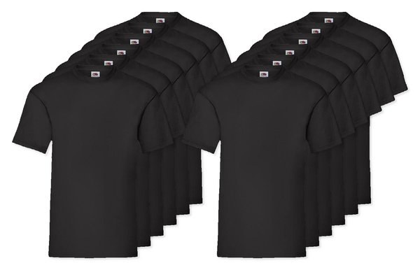 Pack da 12 Fruit of the Loom SC230 - Fruit of the Loom T-shirt Uomo Cotone Leggero