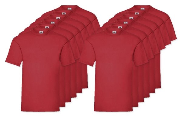 Pack of 12 Fruit of the Loom SC230 - Valueweight T (61-036-0)