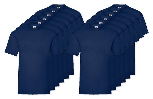 Pack of 12 Fruit of the Loom SC230 - Valueweight T (61-036-0)