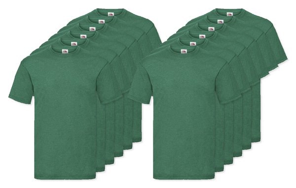 Pack da 12 Fruit of the Loom SC230 - Fruit of the Loom T-shirt Uomo Cotone Leggero