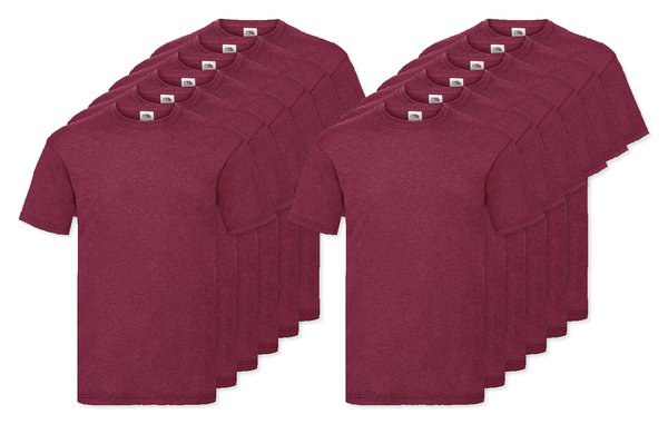 Pack of 12 Fruit of the Loom SC230 - Valueweight T (61-036-0)