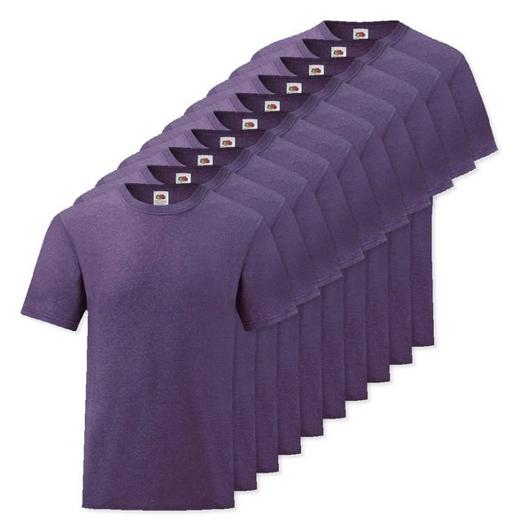 Pack da 36 Fruit of the Loom SC230 - Fruit of the Loom T-shirt Uomo Cotone Leggero