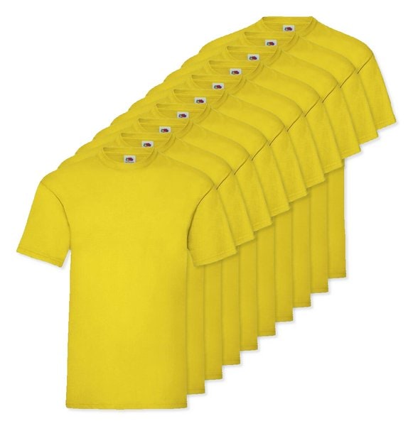 Pack da 36 Fruit of the Loom SC230 - Fruit of the Loom T-shirt Uomo Cotone Leggero