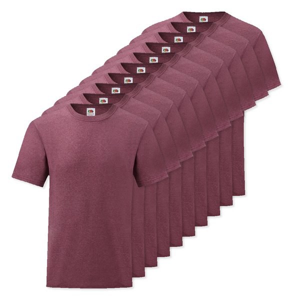 Pack da 36 Fruit of the Loom SC230 - Fruit of the Loom T-shirt Uomo Cotone Leggero