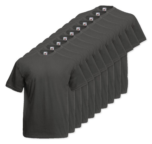 Pack da 72 Fruit of the Loom SC230 - Fruit of the Loom T-shirt Uomo Cotone Leggero