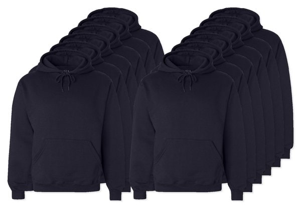 Pack of 12 Fruit of the Loom SC270 - Hooded Sweat (62-208-0)