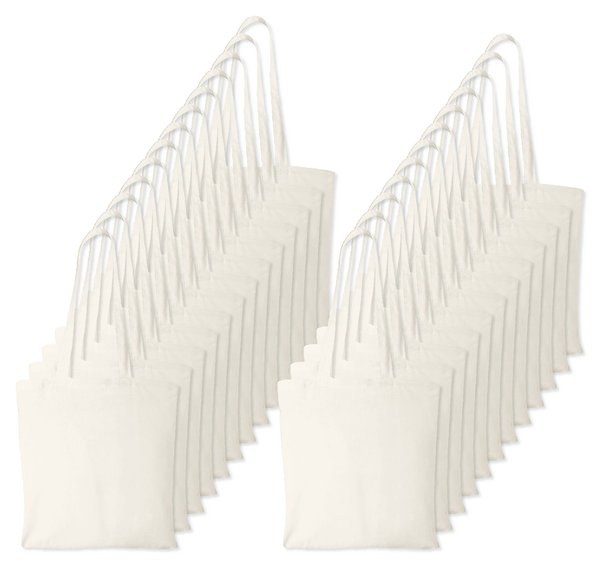 Pack da 250 Westford mill WM101 - Westford Mill Borsa Shopper in Cotone Personalizzabile