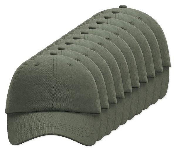 Pack of 144 Beechfield BF653 - Chino Cotton Sun Shield Sports Cap