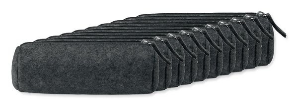 Pack da 10 GiftRetail MO9819 - PENLO Portamatite in feltro