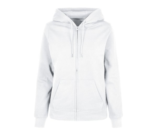 BUILD YOUR BRAND BYB009 - LADIES BASIC ZIP HOODY