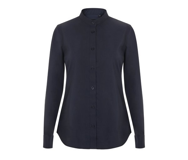 VELILLA V5015S - Camicia da donna a maniche lunghe con collo alla coreana