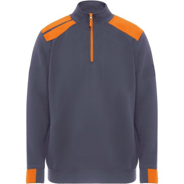 Roly WRK R8413 - Maglione a mezza zip da uomo da 280 g/m² Maverick