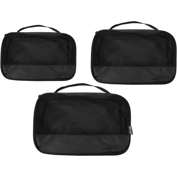 Sacchetti da viaggio in materiale riciclato GRS Jet - set da 3 - EgotierPro 120807