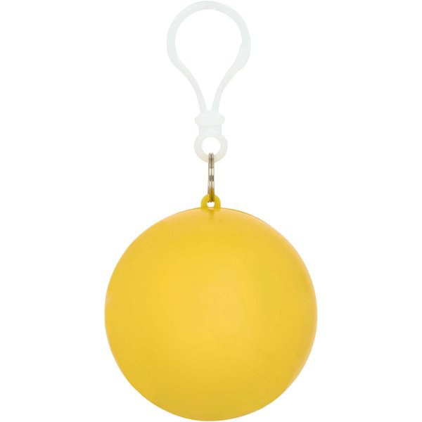 Poncho in contenitore rotondo di plastica con moschettone Fog - EgotierPro 130164