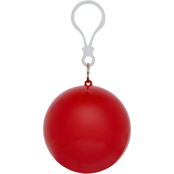 Poncho in contenitore rotondo di plastica con moschettone Fog - EgotierPro 130164