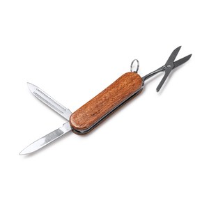 Coltello Multiuso WESTON: Acciaio, Legno, Versatile - EgotierPro NA1250