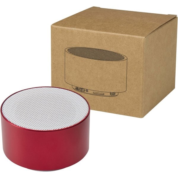 Speaker Bluetooth® wireless in alluminio riciclato da 3 W Ankaa - EgotierPro 124486