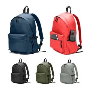 Classic backpack with a timeless design in 600D recycled polyester - Egotier 92375