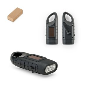 Compact 0'5 W ABS torch with 3 white LEDs with 90 lumens - Egotier 98162