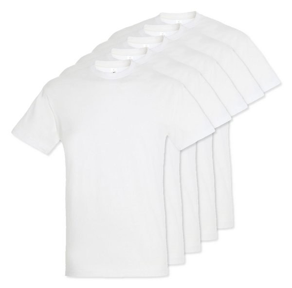 Pack da 5 SOLS 04728 - TITAN T Shirt Unisex Girocollo