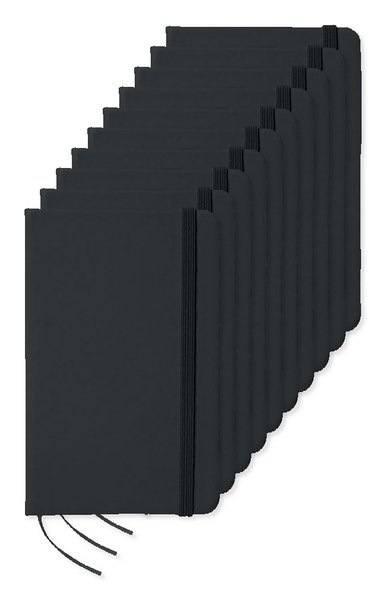 Pack da 10 GiftRetail MO1800 - NOTELUX Notebook A6 a righe