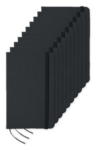 Pack da 100 GiftRetail MO1800 - NOTELUX Notebook A6 a righe