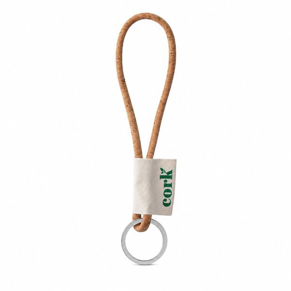 Lanyard'In 75011S - Printed sample of Lanyard CORK Short (Ø 5 mm)