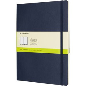 Moleskine 107181 - Blocco note Classic con copertina morbida, formato XL - pagina bianca