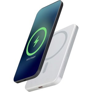 Avis 5000 mAh RCS recycled aluminium magnetic power bank - EgotierPro 124443