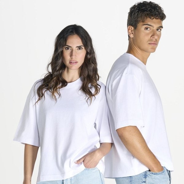 JHK JK196 - T-shirt dal taglio boxy