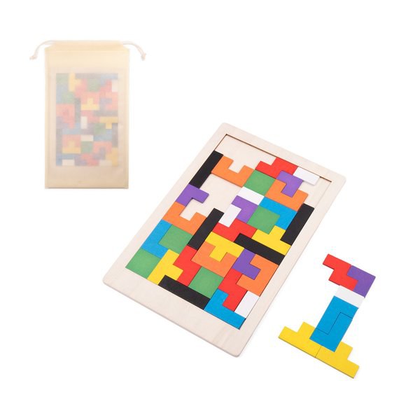 Gioco di costruzioni e incastri in compensato - Egotier 98169